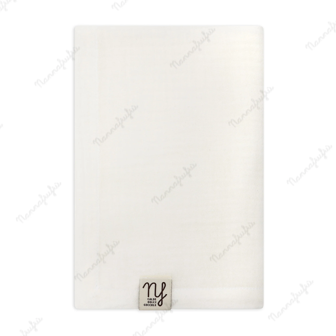 Nannafrufru Mussola Bianca in Cotone